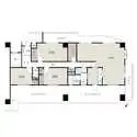 ライオンズマンション呼続 間取図