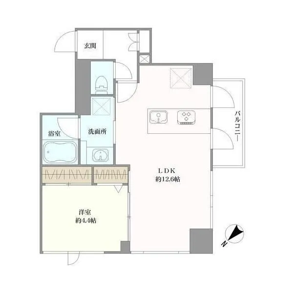池袋シティハウス 間取図