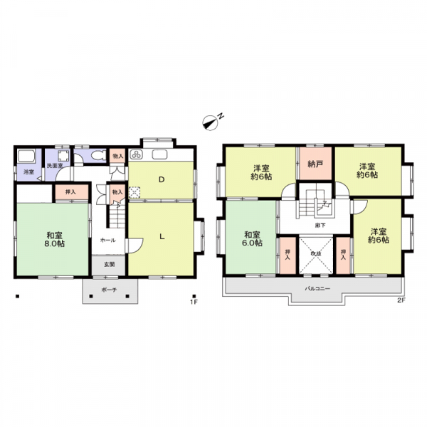堺市北区黒土町 間取図