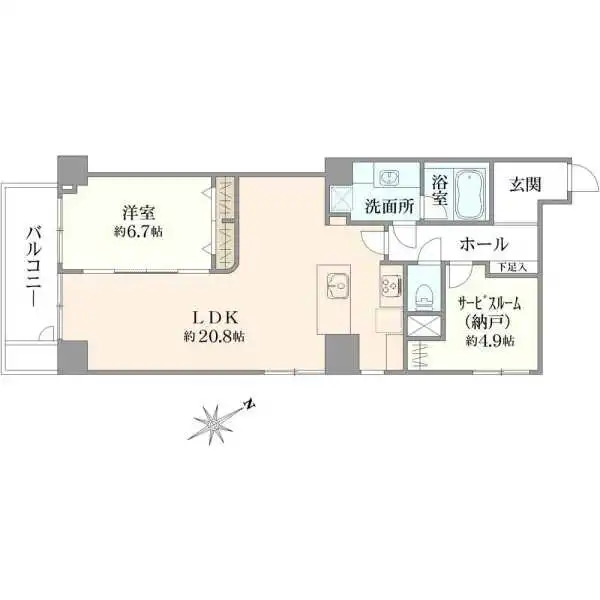 吉祥寺パインクレスト 間取図