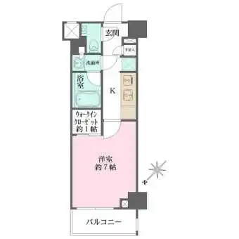 収納力のあるウォークインクローゼットがございます。