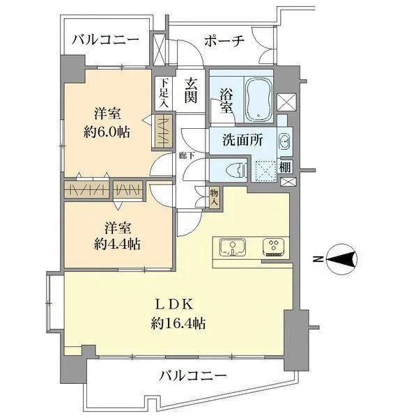 ビヴァーチェ大崎 間取図
