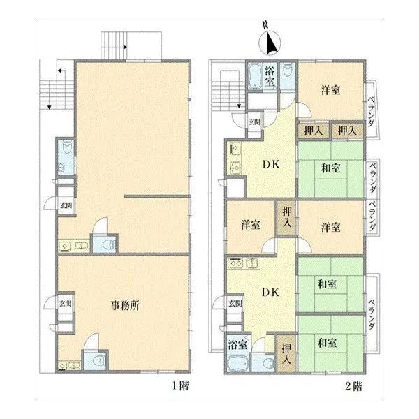赤塚グリーンハウス 間取図(平面図)
