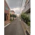 練馬区高松４丁目 前面道路（２０２６年８月撮影）