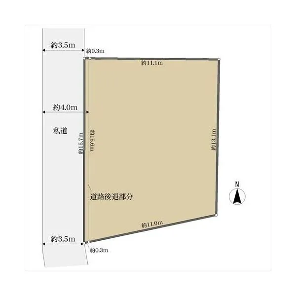 練馬区石神井町５丁目 区画図