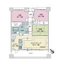 ライオンズ聖蹟桜ヶ丘パシーナ 間取図