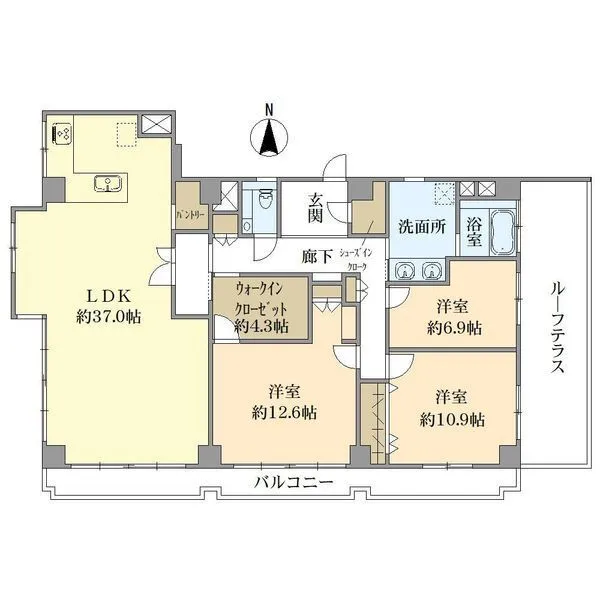 恵比寿ガーデン 間取図