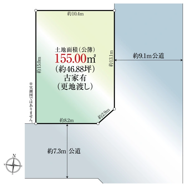 名古屋市瑞穂区白龍町３丁目 間取図