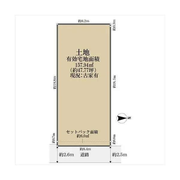 京都市北区小山下総町 間取図