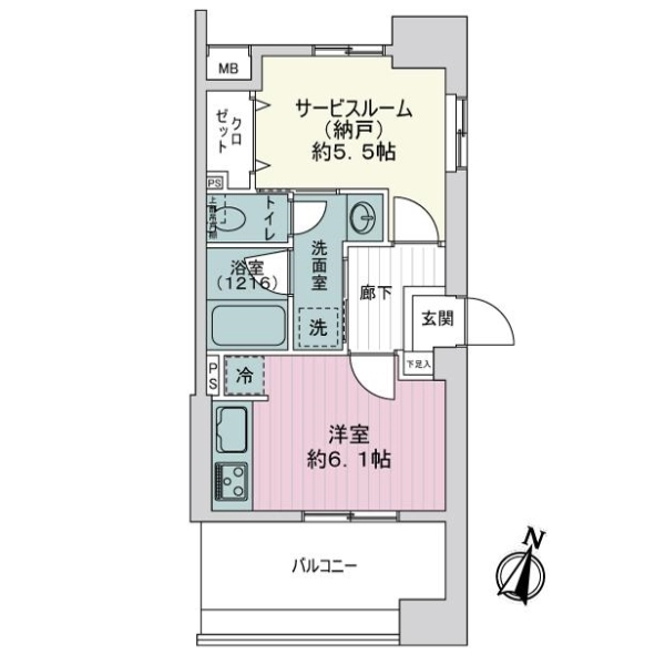 ライオンズプラザ横浜サウスステージ 間取図