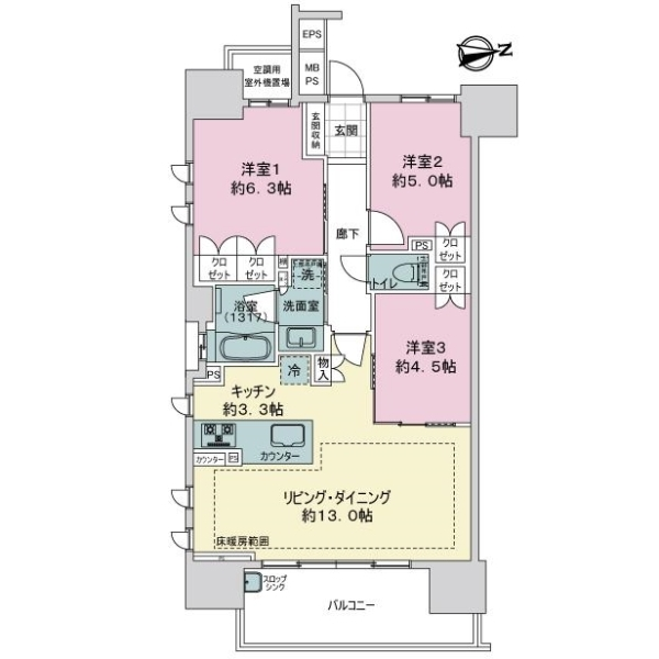 ザ・グランアルト栄 間取図