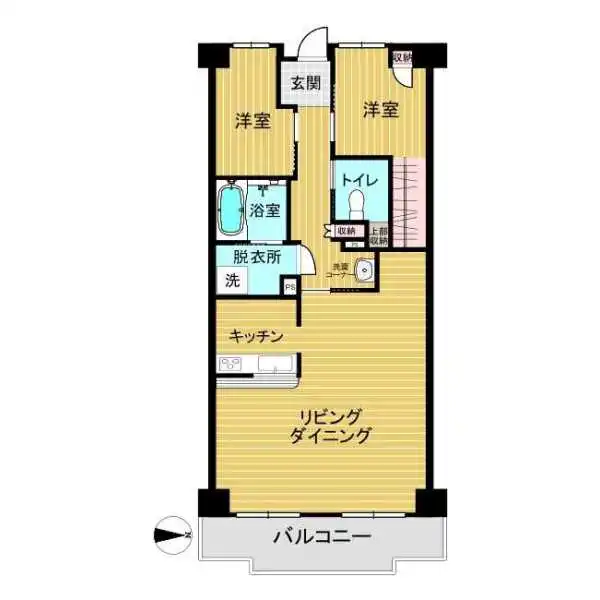 ローレルコート西大寺 間取図