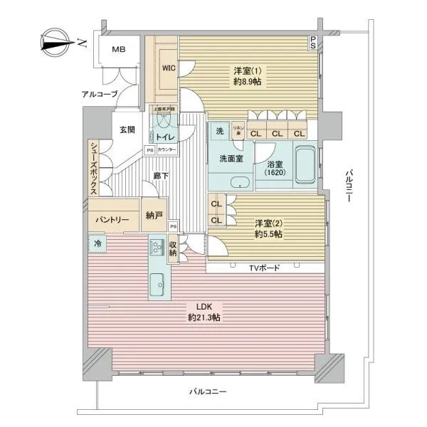 なんばグランドマスターズタワー 間取図