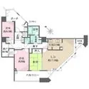 プライマルシティ 玄関ポーチ面積：11.32m2、室外機置場面積：4.00m2