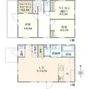 横浜市戸塚区下倉田町 間取図