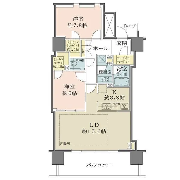BLUE HARBOR TOWER（ブルーハーバータワー）みなと… 間取図