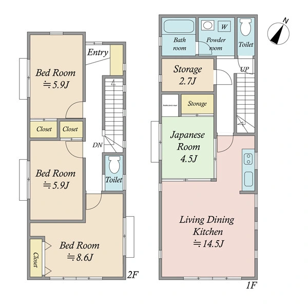 横浜市南区永田東１丁目 間取図