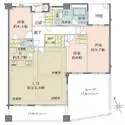 プランヴェール等々力緑地 間取図