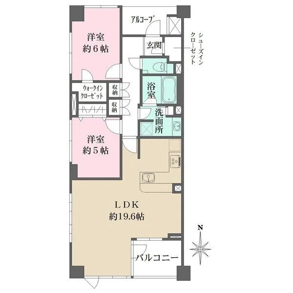 グランスイート横濱山手 間取図