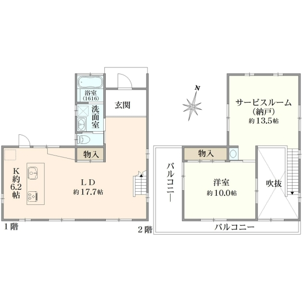 さいたま市見沼区大字大谷 間取図
