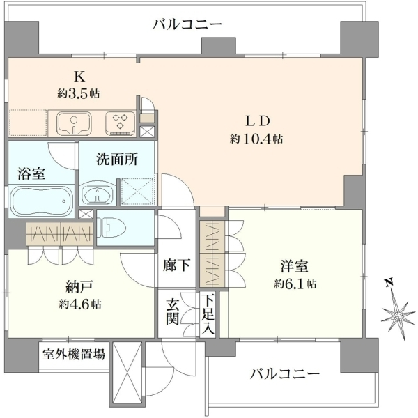 レジェンド高田馬場 間取図
