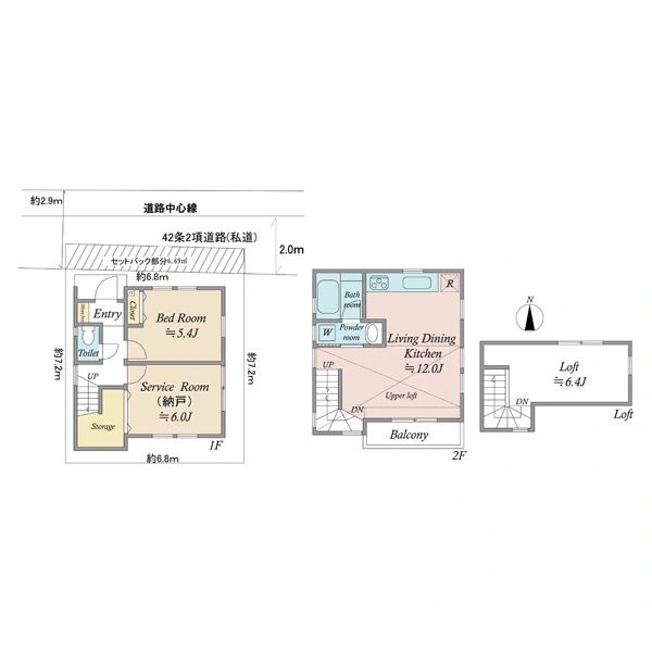 横浜市中区柏葉 間取図