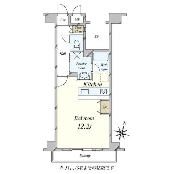 クレッセント目黒ＩＩ 間取図