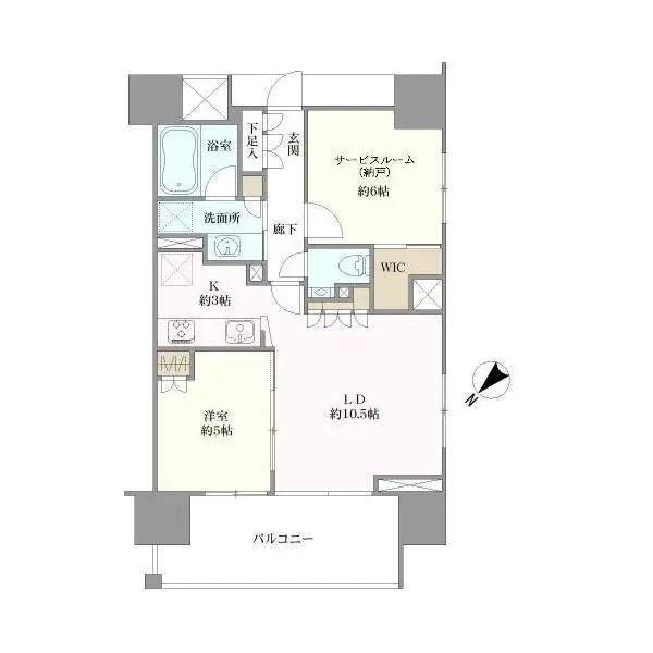 ザ・パークハウス愛宕虎ノ門 間取図