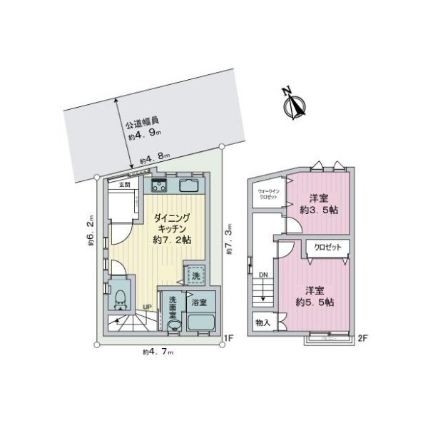 世田谷区船橋５丁目 間取図