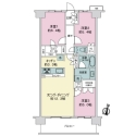 リビオ武蔵浦和ザ・レジデンス 間取図