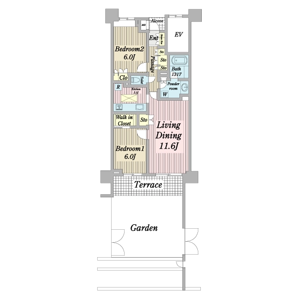 クレアシティ船堀 間取図