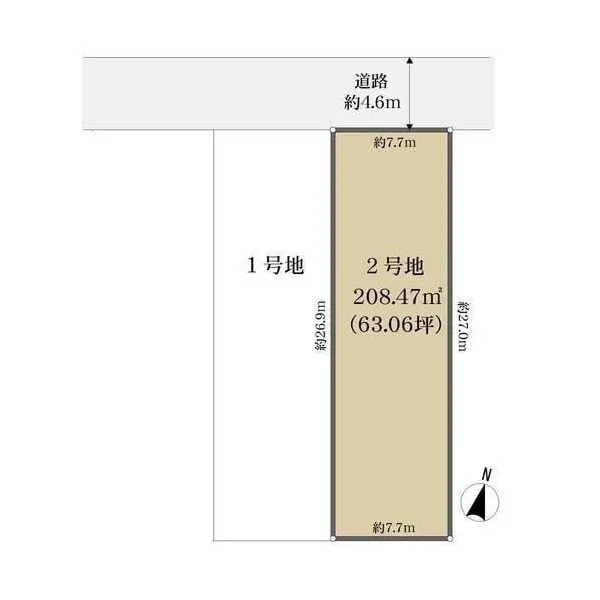 芦屋市松浜町 区画図