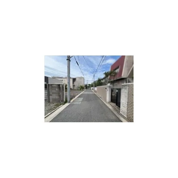 芦屋市松浜町 北側前面道路