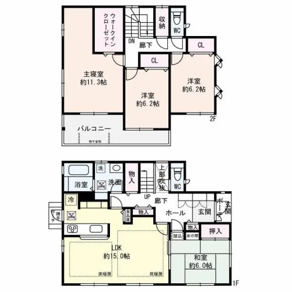 神戸市須磨区多井畑南町 間取図