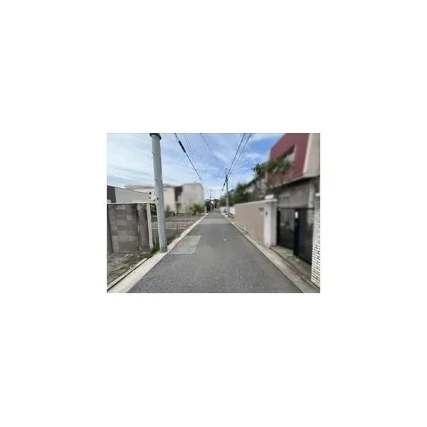 芦屋市松浜町 北側前面道路