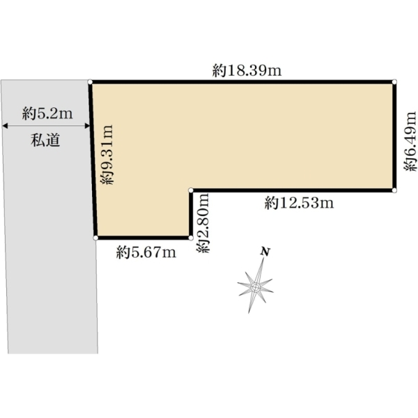 渋谷区幡ヶ谷２丁目 間取図