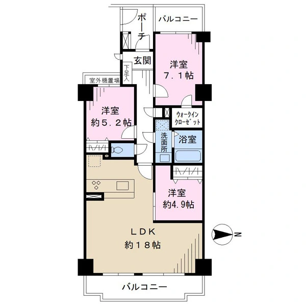 第一ハイツ稲毛エルステージ 間取図