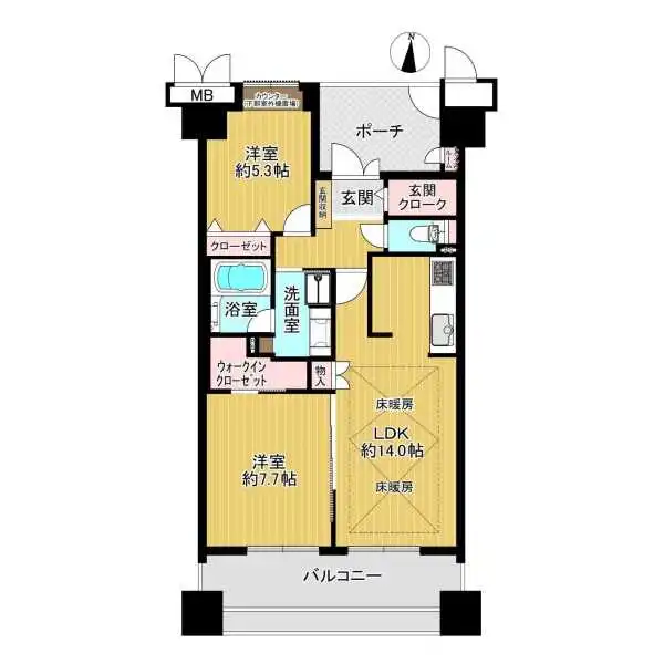 ラフィーナ北梅田 間取図