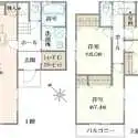 横浜市旭区二俣川１丁目 間取図