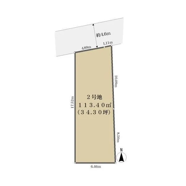 京都市西京区山田開キ町 区画図