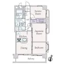 ワコーレ平塚２ 間取図