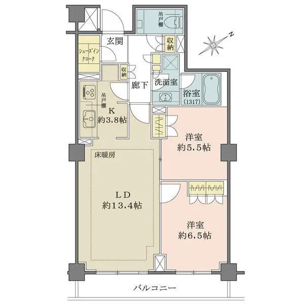 パークハウス市谷仲之町プレイス 間取図