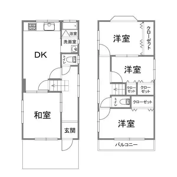 西宮市老松町 間取図