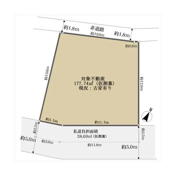京都市山科区安朱東海道町 間取図