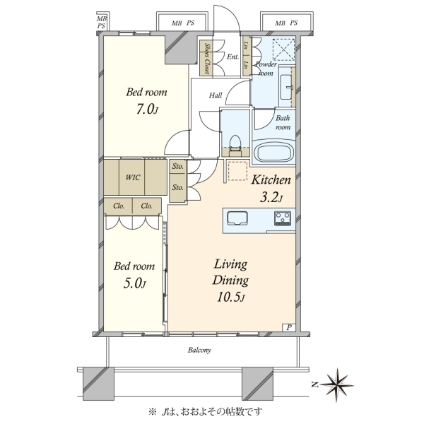 グランドミッドタワーズ大宮　フォレストタワー 間取図