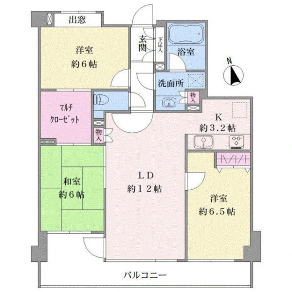 ライフレビュー日吉 間取図