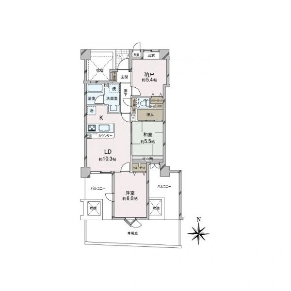 ワコーレ須磨アネックス 間取図