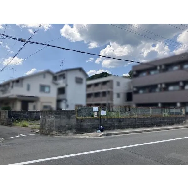 京都市北区紫野南舟岡町 前面道路含む土地写真