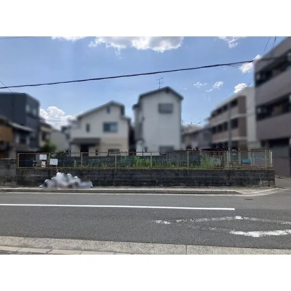 京都市北区紫野南舟岡町 前面道路含む土地写真