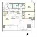 ジオ碑文谷一丁目 間取図